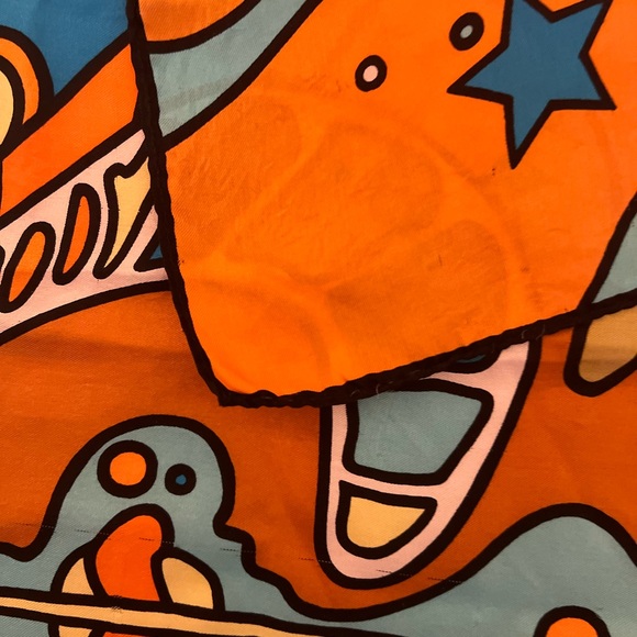 Vintage Peter Max Silk Print Scarf - Picture 4 of 7